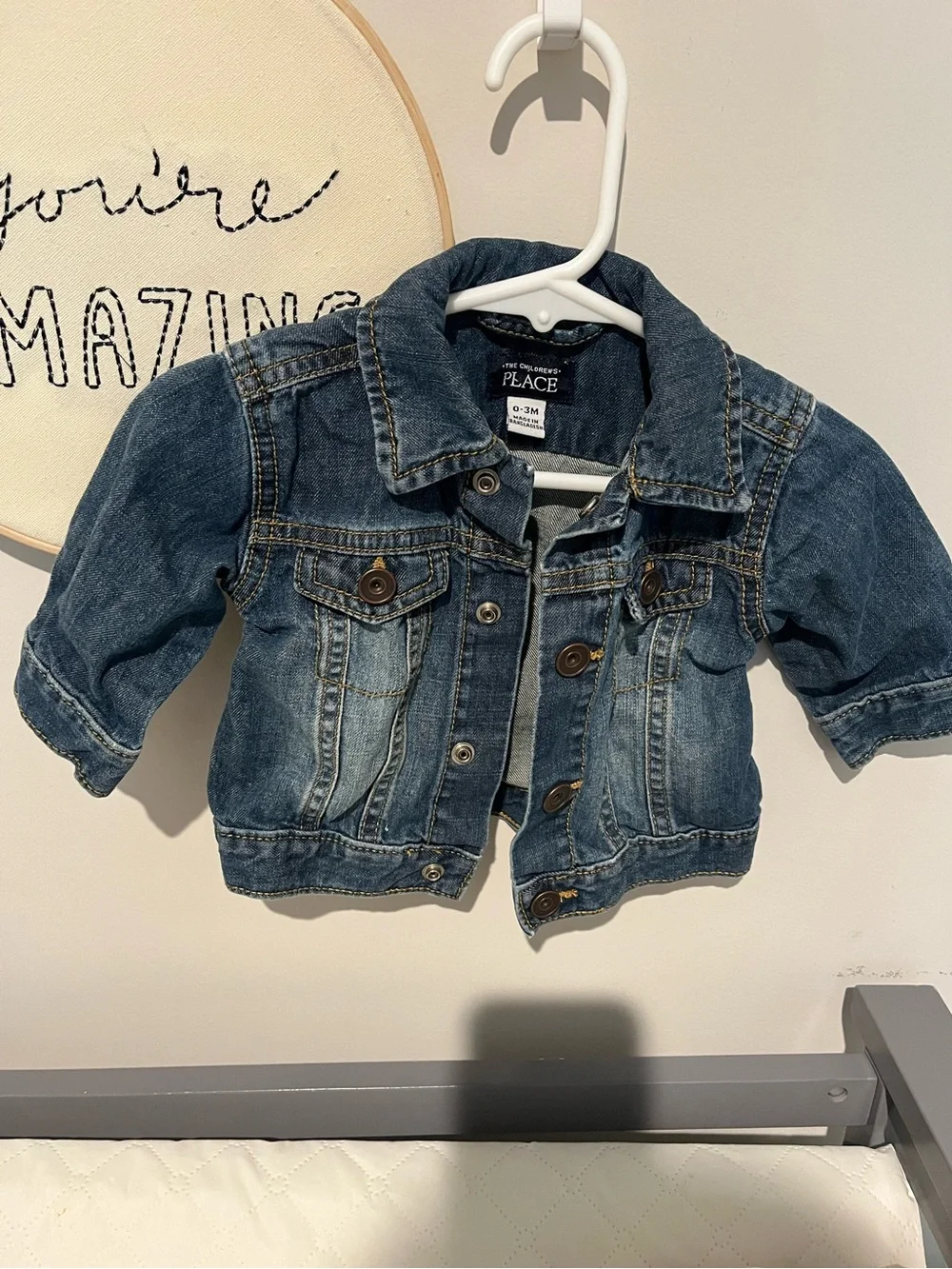 The Children's Place Baby’s Denim Jacket - Blue